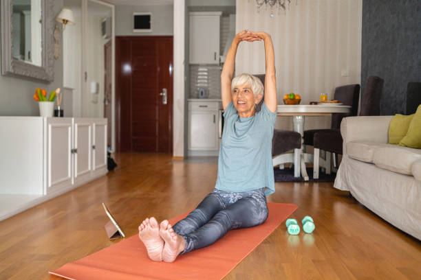 istock A healthy and active lifestyle is what brings her constant joy and a serene mind 1344744089
