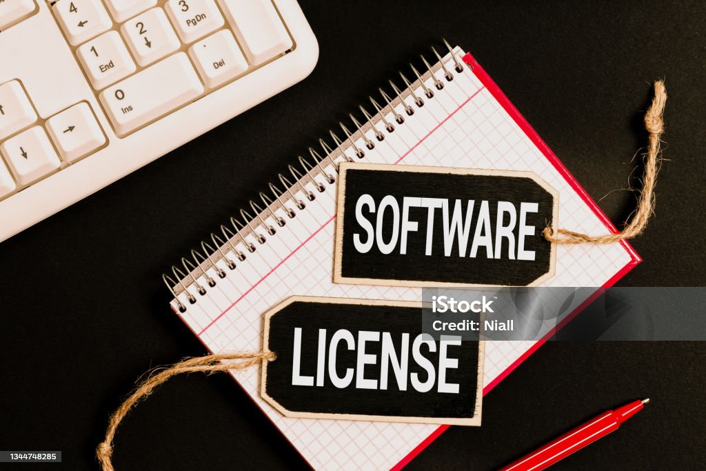 Inspiration showing sign Software License. Business approach legal instrument governing the redistribution of software Typing And Writing New Ideas Browsing Internet And Taking Important Notes Hand writing sign Software License, Business approach legal instrument governing the redistribution of software Typing And Writing New Ideas Browsing Internet And Taking Important Notes Computer Software Stock Photo