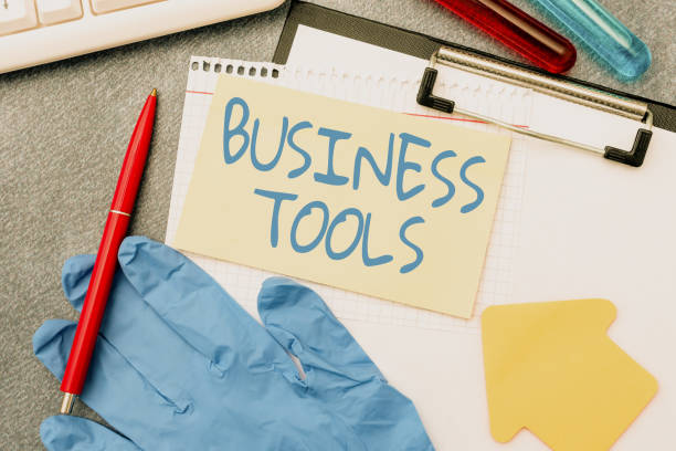 istock Text sign showing Business Tools. Internet Concept Marketing Methodologies Processes and Technologies use Typing Medical Notes Scientific Studies And Treatment Plans 1344748324