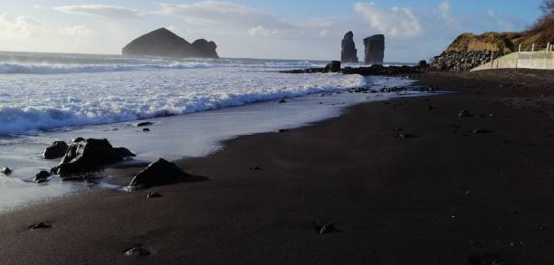 istock Beach and waves Sao Miguel Island 1344753793