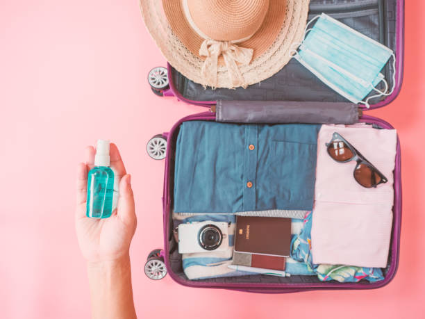 istock Preparing for travel in new normal. 1344755721