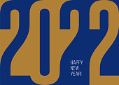 istock Happy New Year 2022 Background. 1344755817