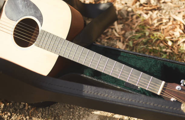 istock acoustic guitar in hardcase 1344759254