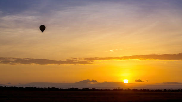istock Balloon ride over the Masai Mara at sunrise 1344760762