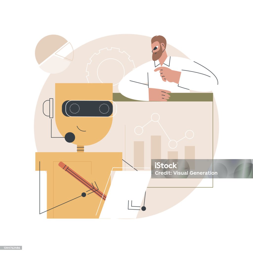 Robotic Automation Graphix Robotic Process Automation Abstract Concept Vector Illustration Stock ...