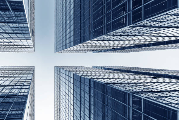 istock Exterior of modern office building. Architecture abstract background 1344765231