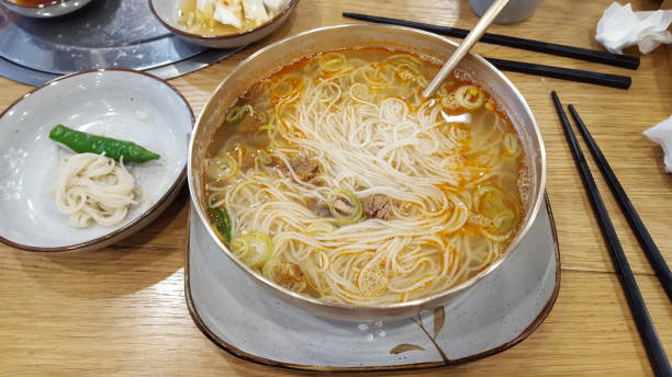 istock Korean noodle in a bowl 1344767701