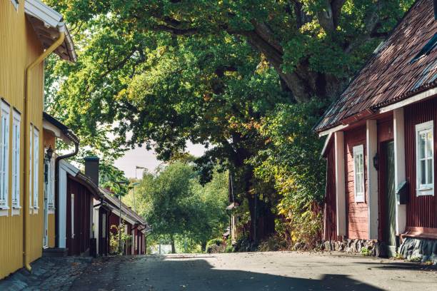 Historic Buildings in Porvoo Finland