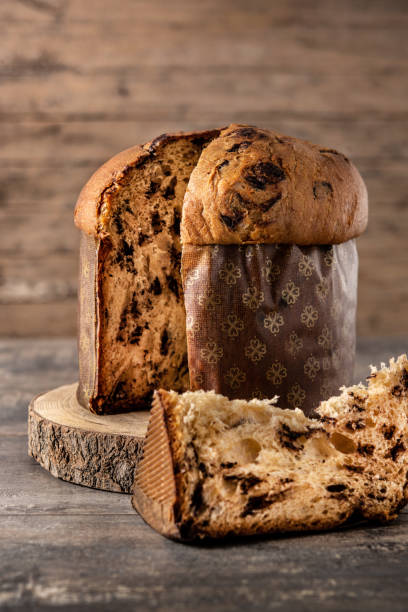 istock Traditional Italian panettone for Christmas 1344775098