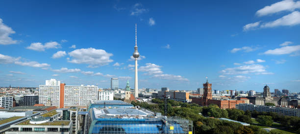 istock The view over Berlin with TV Tower and red town hall 1344777193