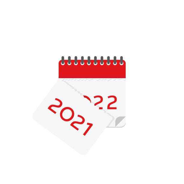 neujahr 2020 kalender abriss blatt 2019. vektorsymbol. flache illustration. - kalender abreißen stock-grafiken, -clipart, -cartoons und -symbole