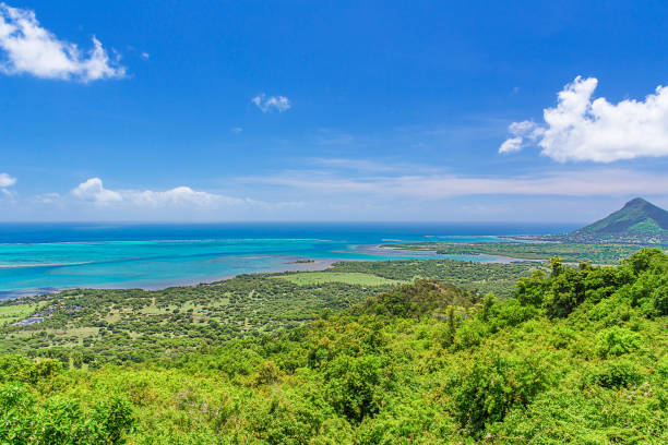 istock Nice view of the coast of Mauritius. 1344778642