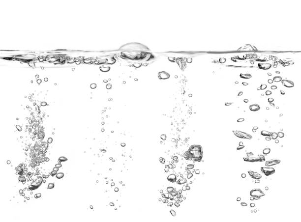 istock water bubble black oxygen air, in an underwater 1344783322