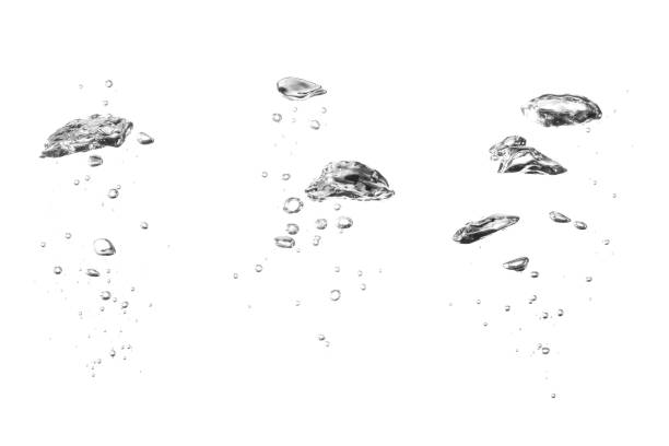 istock water bubble black oxygen air, in an underwater 1344783650