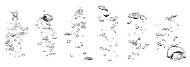 istock water bubble black oxygen air, in an underwater 1344783708