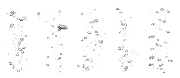 istock water bubble black oxygen air, in an underwater 1344783718