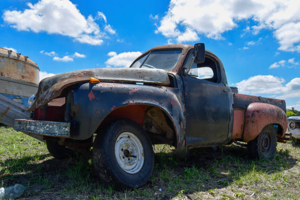 istock Antique vehicle preserved in Uruguay. 1344785136