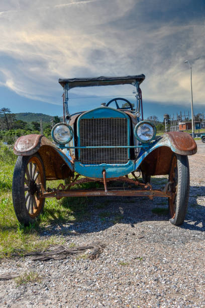 istock Antique vehicle preserved in Uruguay. 1344785163