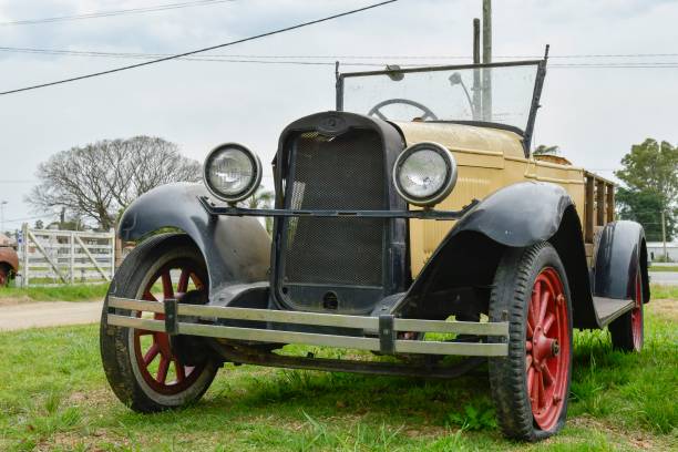 istock Antique vehicle preserved in Uruguay. 1344785221