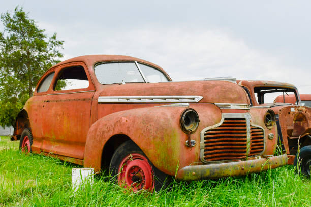istock Antique vehicle preserved in Uruguay. 1344785233