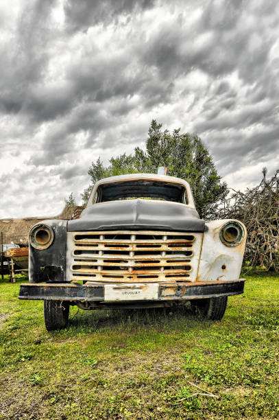 istock Antique vehicle preserved in Uruguay. 1344785342