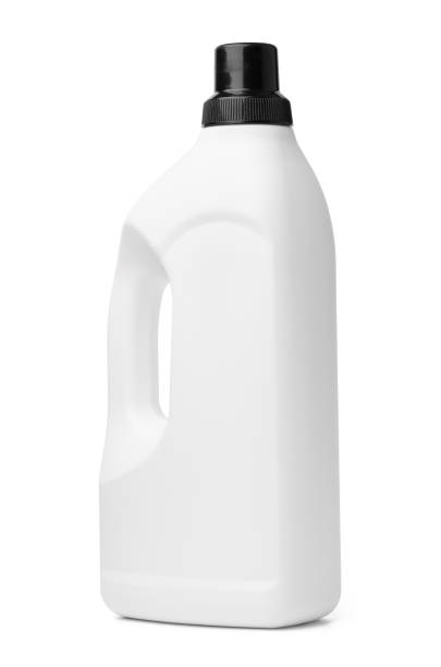 istock White plastic bottle of washing liquid isolated on white background 1344794206