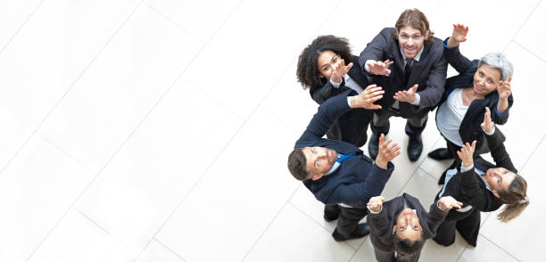 istock Successful business people with high-five 1344797326
