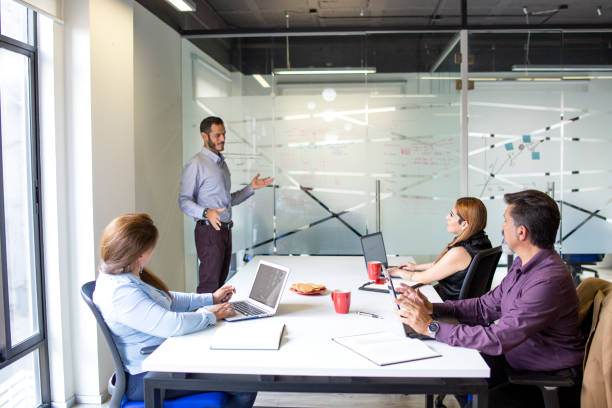 istock Group of people working in the office 1344798946