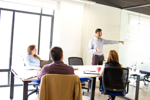 istock Group of people working in the office 1344799040