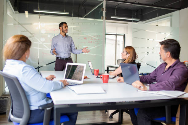 istock Group of people working in the office 1344799068