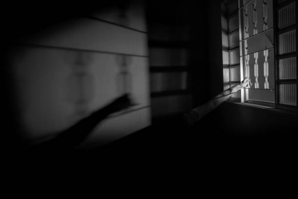 istock Shadow of a woman 1344803866