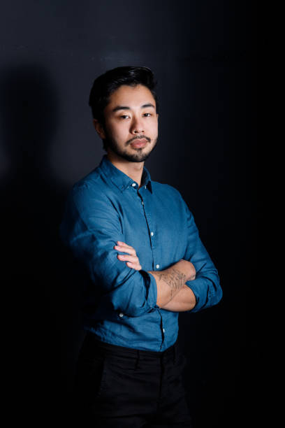 istock Portrait of handsome young oriental man 1344807055