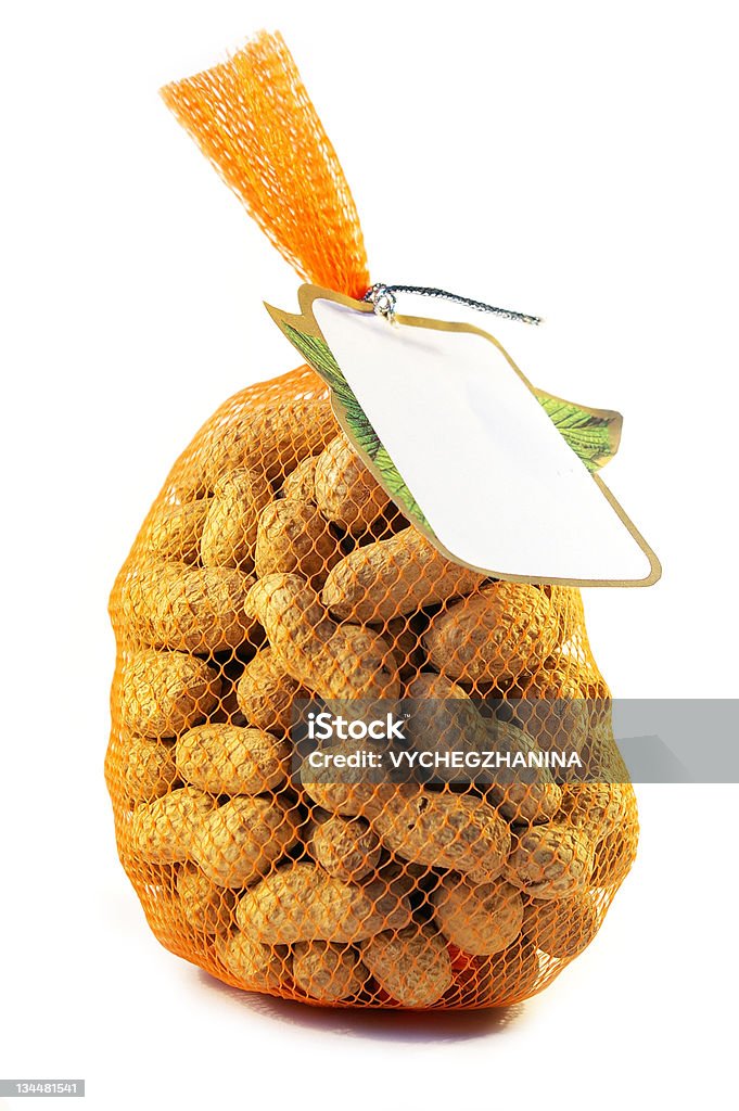 Мешок на арахис изолированные - Стоковые фото Арахис - еда роялти-фри