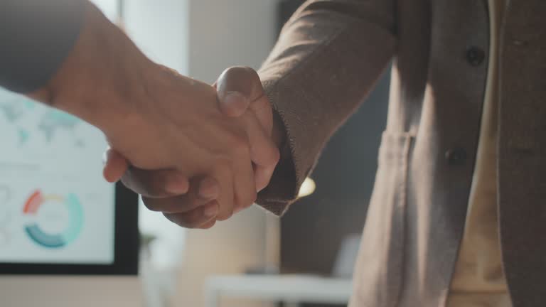 Two Men Doing Handshake