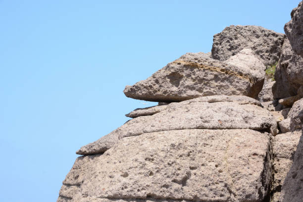 istock Rock-shaped dolphine. Erosion formation 1344816377