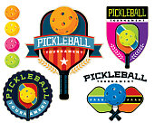 istock Pickleball Tournament Badge & Logo 1344822409