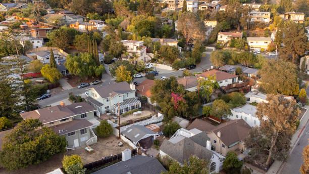 istock Aerial Neighborhood View 1344824458