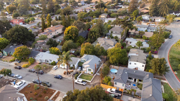 istock Aerial Neighborhood View 1344824490