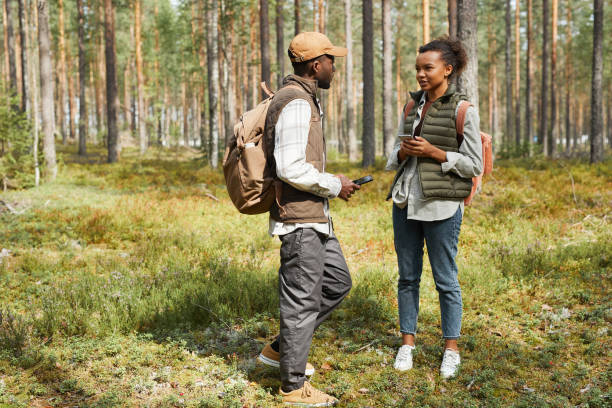 istock Young Couple Hiking Together 1344837085