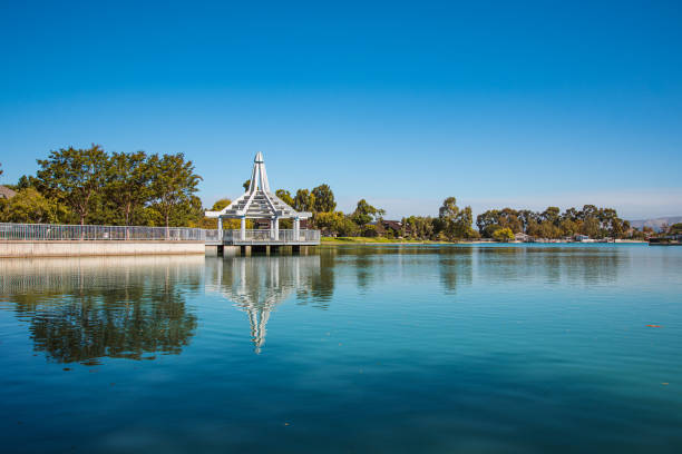 istock Landscape of gazebo 1344844554