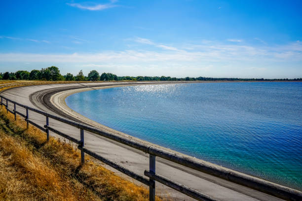 istock A water reservoir in summer in Germany. 1344845669