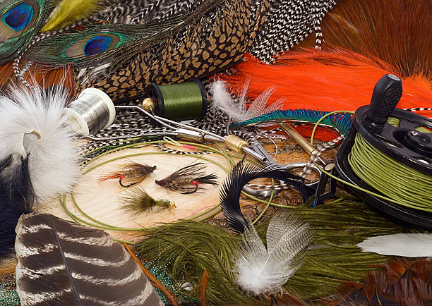 istock fly-fishing &  tying fly 134485157