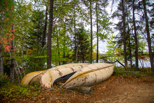 istock Rabaskas stored near the lake in the fall 1344856917