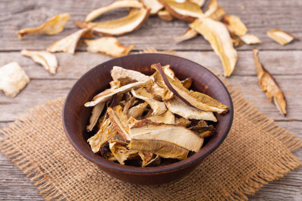 istock Edible white mushrooms dried 1344856992