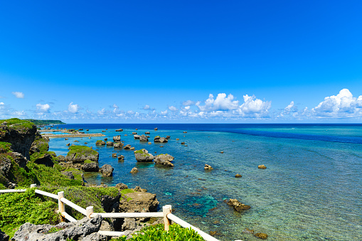 Natural scenery of Miyakojima, Okinawa.