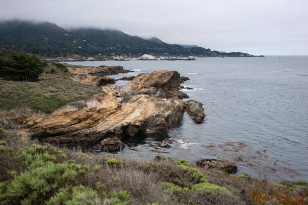 Coastal line at California route 1