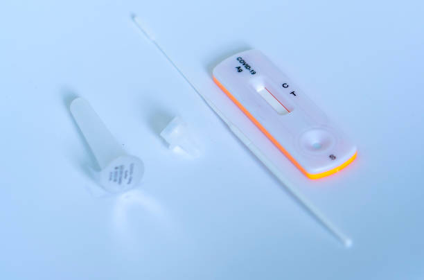 istock Antigen test rapid kits of Covid-19 quick detection testing 1344865405