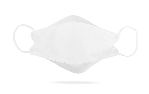 istock Medical protective mask on white background, 1344876308