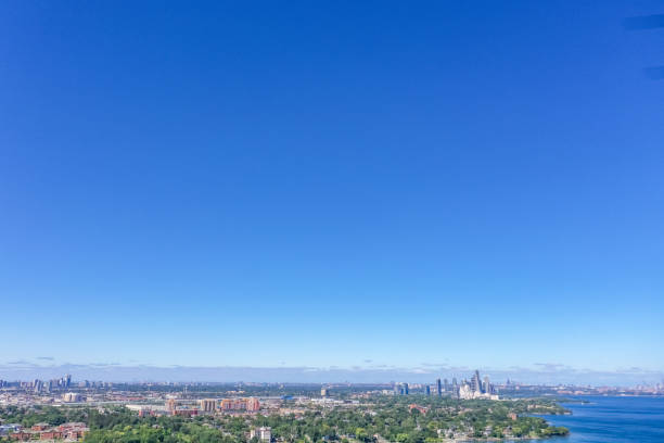 istock Aerial Colonel Samuel Smith Park and Toronto Cityview, Etobicoke, Canada 1344878030