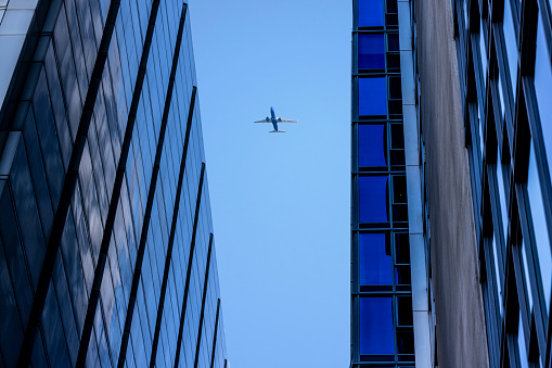 High quality stock photos of downtown San Francisco skyscrapers and office buildings.